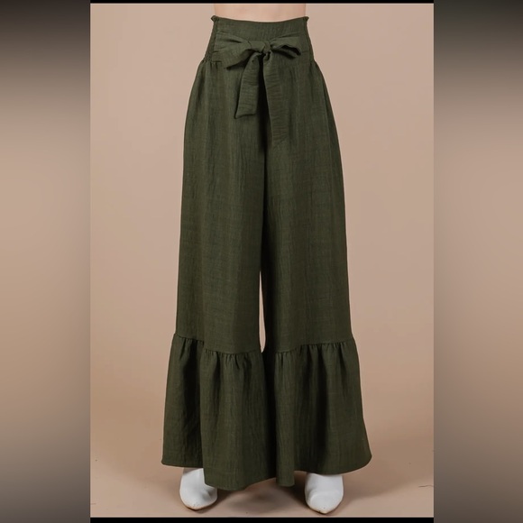 Boho Extra Wide Leg Pants - Picture 4 of 6